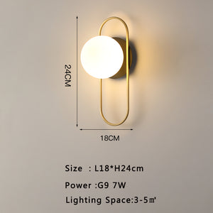 Modern Minimalist Wall Light – LED Background Wall Sconce for Living Room & Hotel