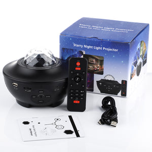 Smart WiFi Bluetooth Star Projector Light – LED Laser Music Galaxy Night Lamp