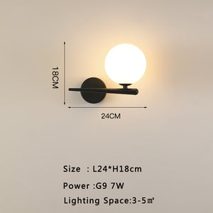 Modern Minimalist Wall Light – LED Background Wall Sconce for Living Room & Hotel