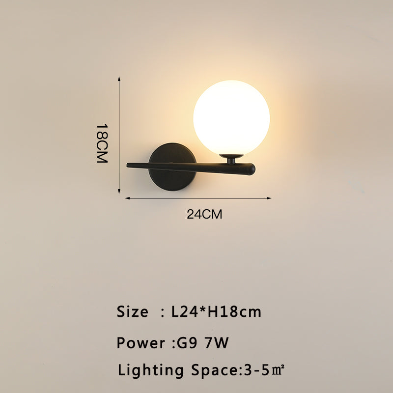 Modern Minimalist Wall Light – LED Background Wall Sconce for Living Room & Hotel