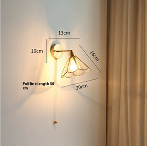 Vintage Nordic Bedside Wall Lamp – Modern Wall Sconce for Bedroom