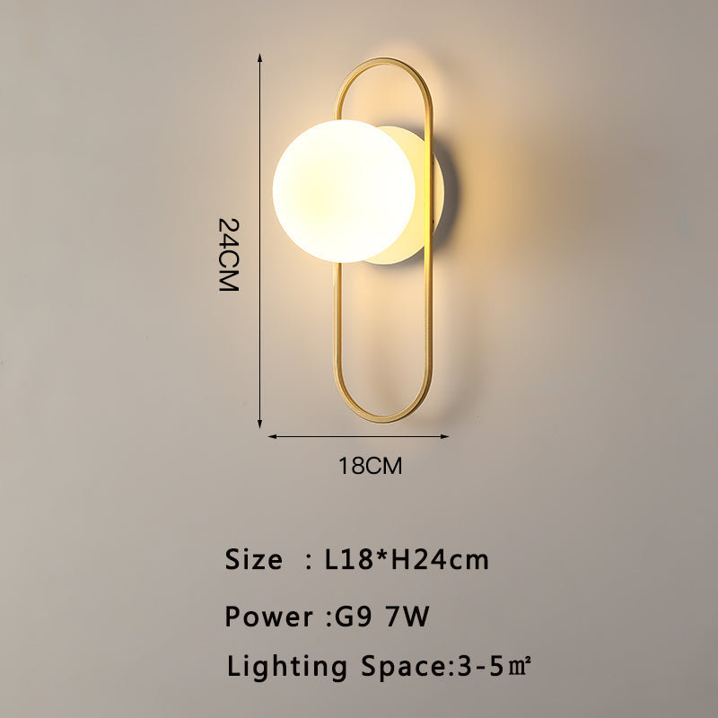 Modern Minimalist Wall Light – LED Background Wall Sconce for Living Room & Hotel