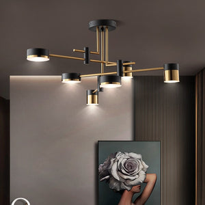 Nordic Luxury Chandelier – Modern Ceiling Light for Living Room
