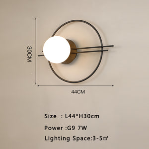 Modern Minimalist Wall Light – LED Background Wall Sconce for Living Room & Hotel