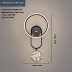 Modern Wall Sconce with Bulb – Bedside Lighting for Bedroom & Hallway
