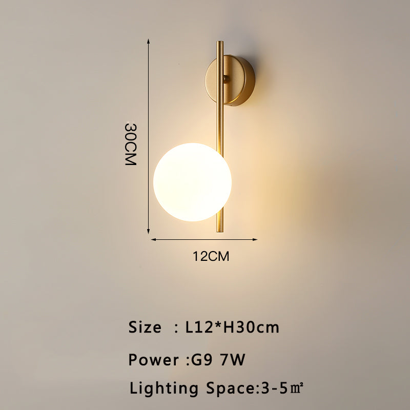 Modern Minimalist Wall Light – LED Background Wall Sconce for Living Room & Hotel