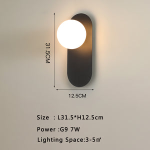 Modern Minimalist Wall Light – LED Background Wall Sconce for Living Room & Hotel