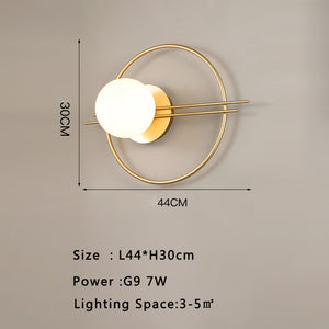 Modern Minimalist Wall Light – LED Background Wall Sconce for Living Room & Hotel