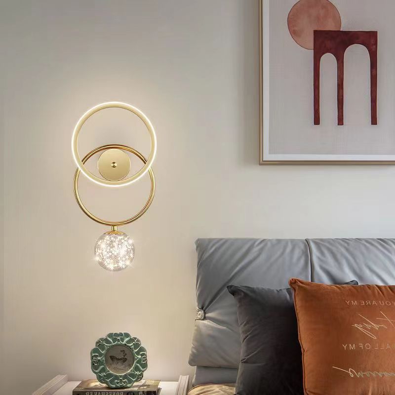 Modern Wall Sconce with Bulb – Bedside Lighting for Bedroom & Hallway
