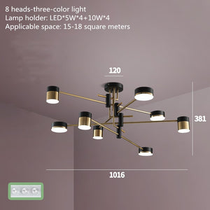 Nordic Luxury Chandelier – Modern Ceiling Light for Living Room