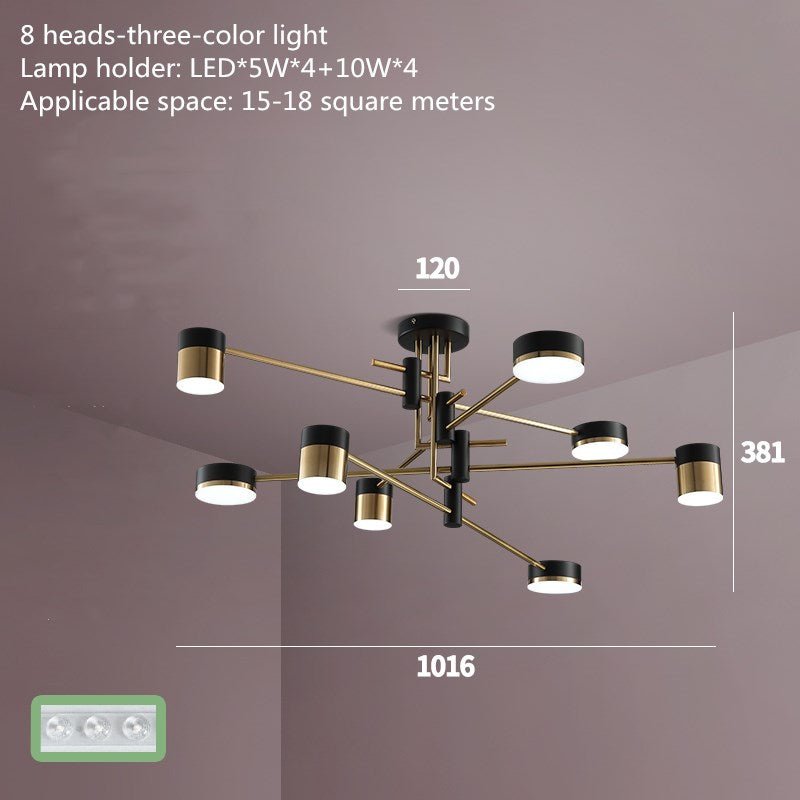 Nordic Luxury Chandelier – Modern Ceiling Light for Living Room