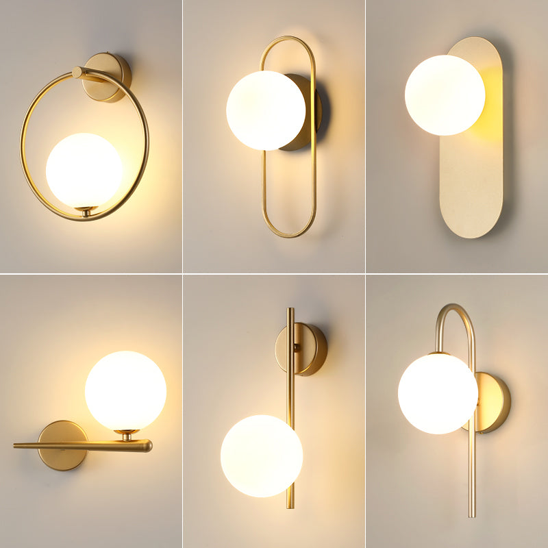 Modern Minimalist Wall Light – LED Background Wall Sconce for Living Room & Hotel