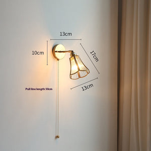 Vintage Nordic Bedside Wall Lamp – Modern Wall Sconce for Bedroom