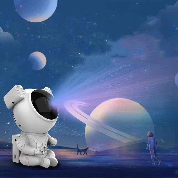Astronaut Star Projector Light – Bluetooth LED Music Galaxy Night Lamp