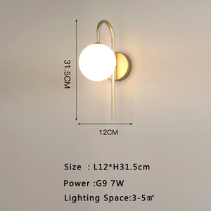 Modern Minimalist Wall Light – LED Background Wall Sconce for Living Room & Hotel