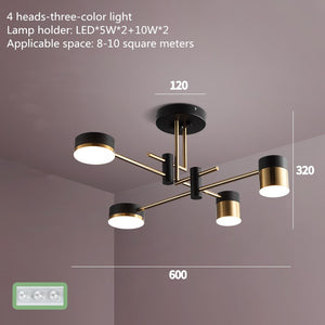 Nordic Luxury Chandelier – Modern Ceiling Light for Living Room
