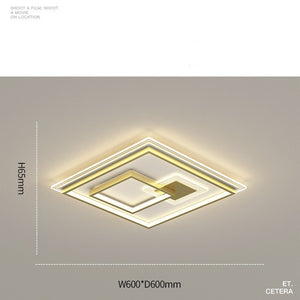 Modern Intelligent Ceiling Light – Smart LED Fixture for Living Room