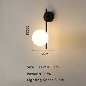 Modern Minimalist Wall Light – LED Background Wall Sconce for Living Room & Hotel
