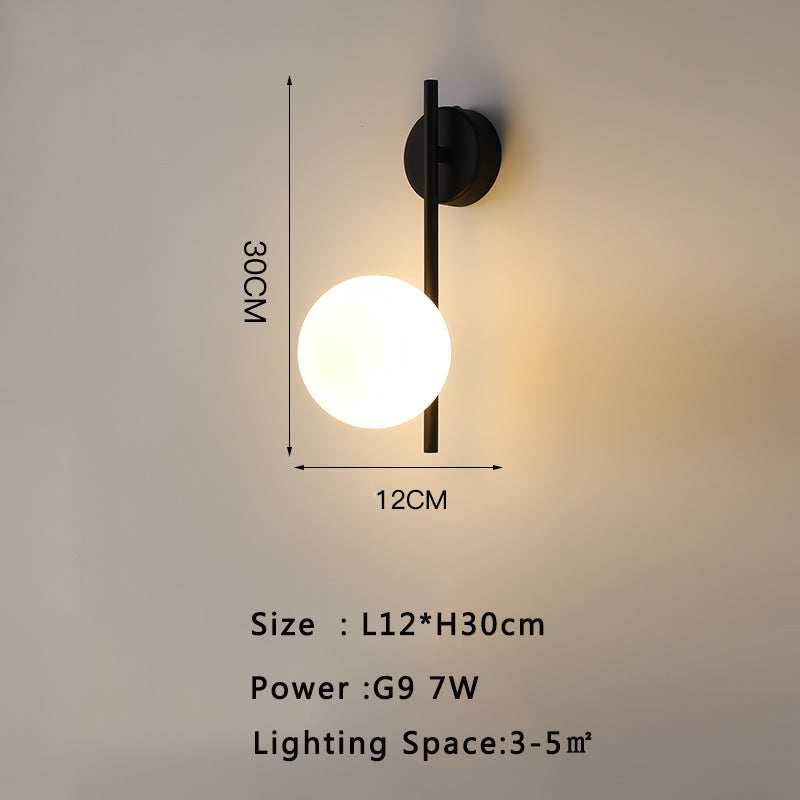 Modern Minimalist Wall Light – LED Background Wall Sconce for Living Room & Hotel