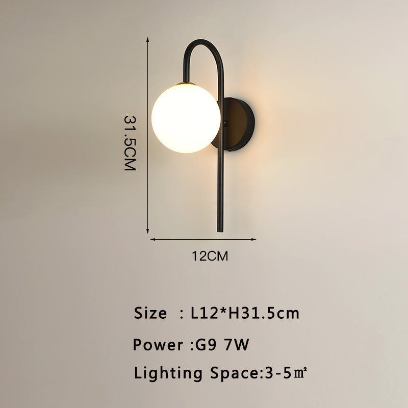 Modern Minimalist Wall Light – LED Background Wall Sconce for Living Room & Hotel
