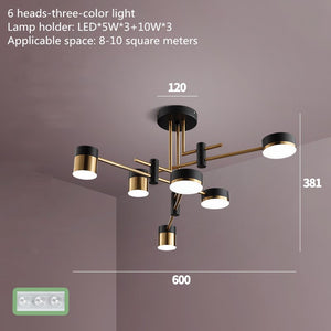 Nordic Luxury Chandelier – Modern Ceiling Light for Living Room