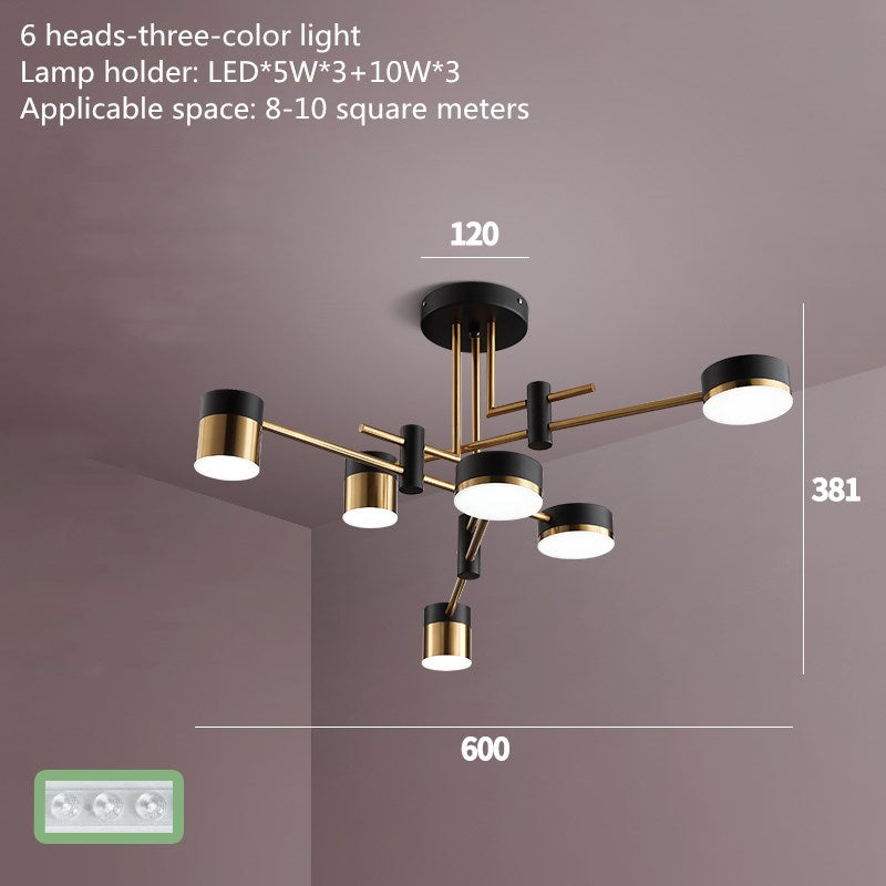 Nordic Luxury Chandelier – Modern Ceiling Light for Living Room