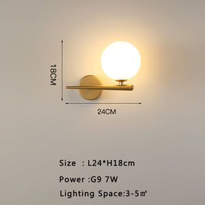 Modern Minimalist Wall Light – LED Background Wall Sconce for Living Room & Hotel
