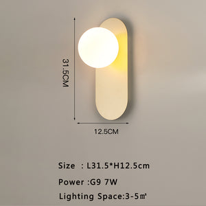 Modern Minimalist Wall Light – LED Background Wall Sconce for Living Room & Hotel
