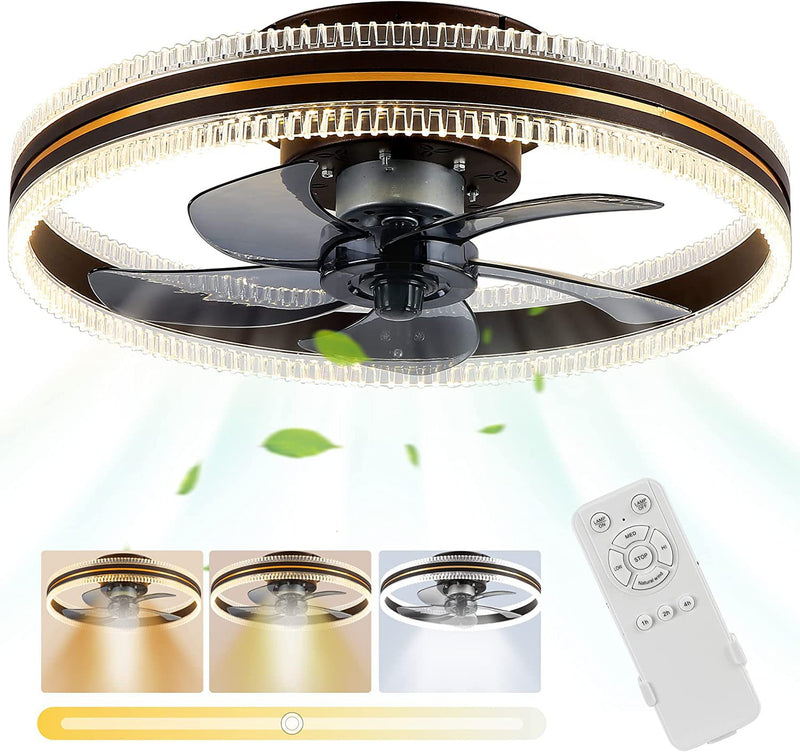 Ceiling Fan Home Integrated Invisible Ceiling Fan Light – Reussite GlowNest